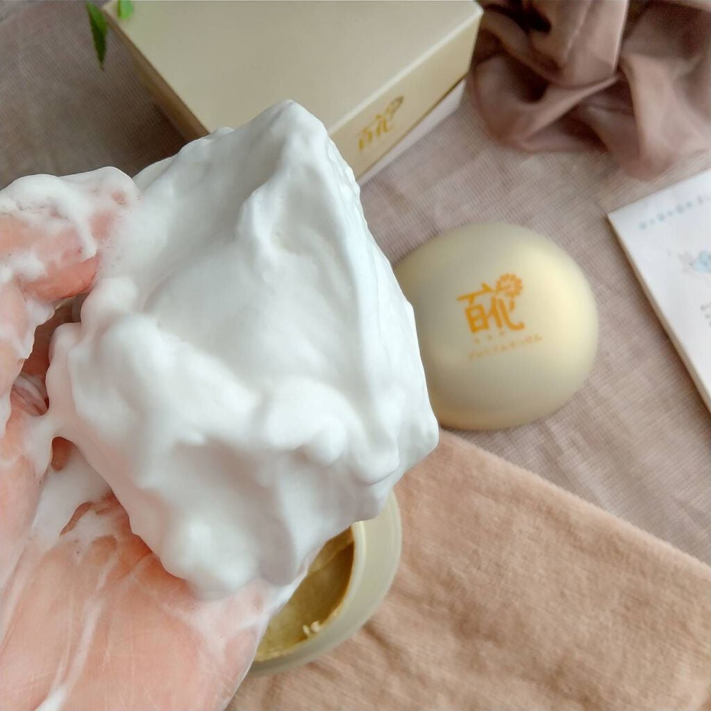 百花プレミアムせっけん/長寿の里/洗顔フォームを使ったクチコミ(1枚目)