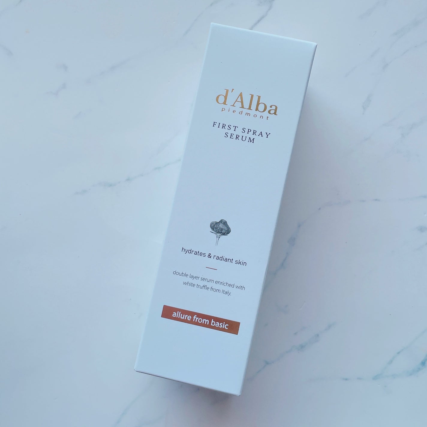 ダルバ ホワイトトリュフファーストスプレーセラム/ダルバ/ミスト状化粧水を使ったクチコミ(3枚目)