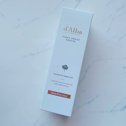 ダルバ ホワイトトリュフファーストスプレーセラム/ダルバ/ミスト状化粧水を使ったクチコミ(3枚目)