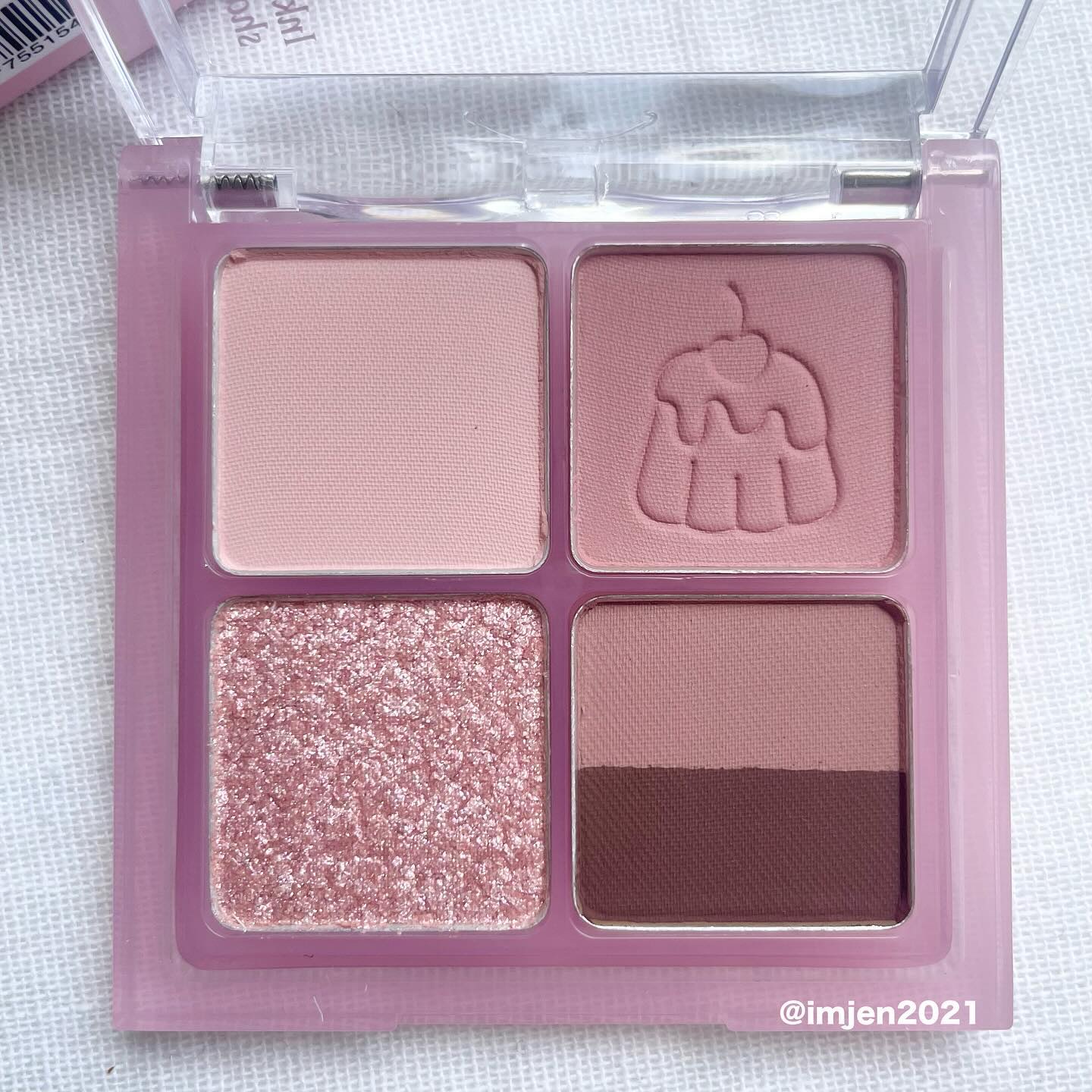 ペリペラ インク ポケット シャドウ パレット 06 シグネチャーメニューはミュート(SIGNATURE IS MUTE)/PERIPERA/アイシャドウパレットを使ったクチコミ（2枚目）