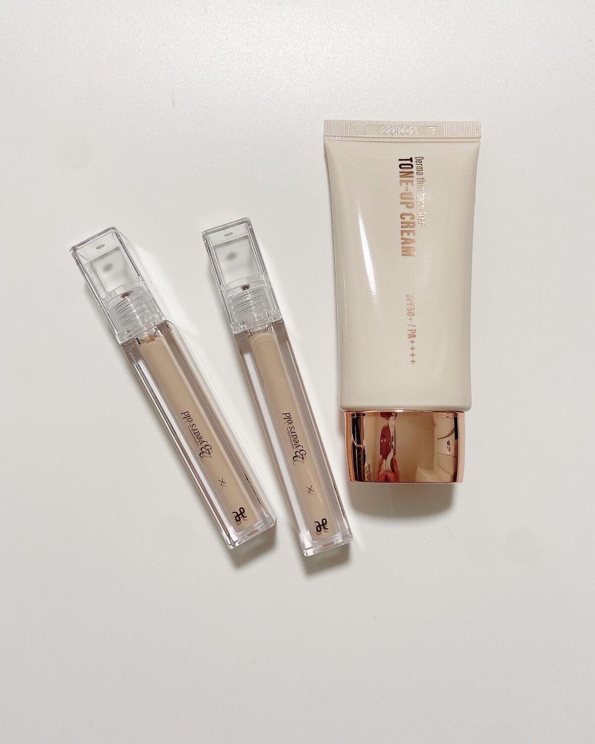 ダーマシンベースフリートーンアップクリーム/23years old/化粧下地を使ったクチコミ（2枚目）