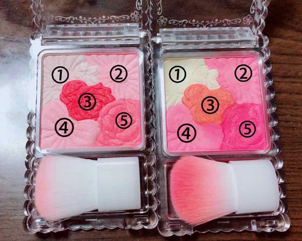 グロウフルールチークス/キャンメイク/パウダーチークを使ったクチコミ(1枚目)