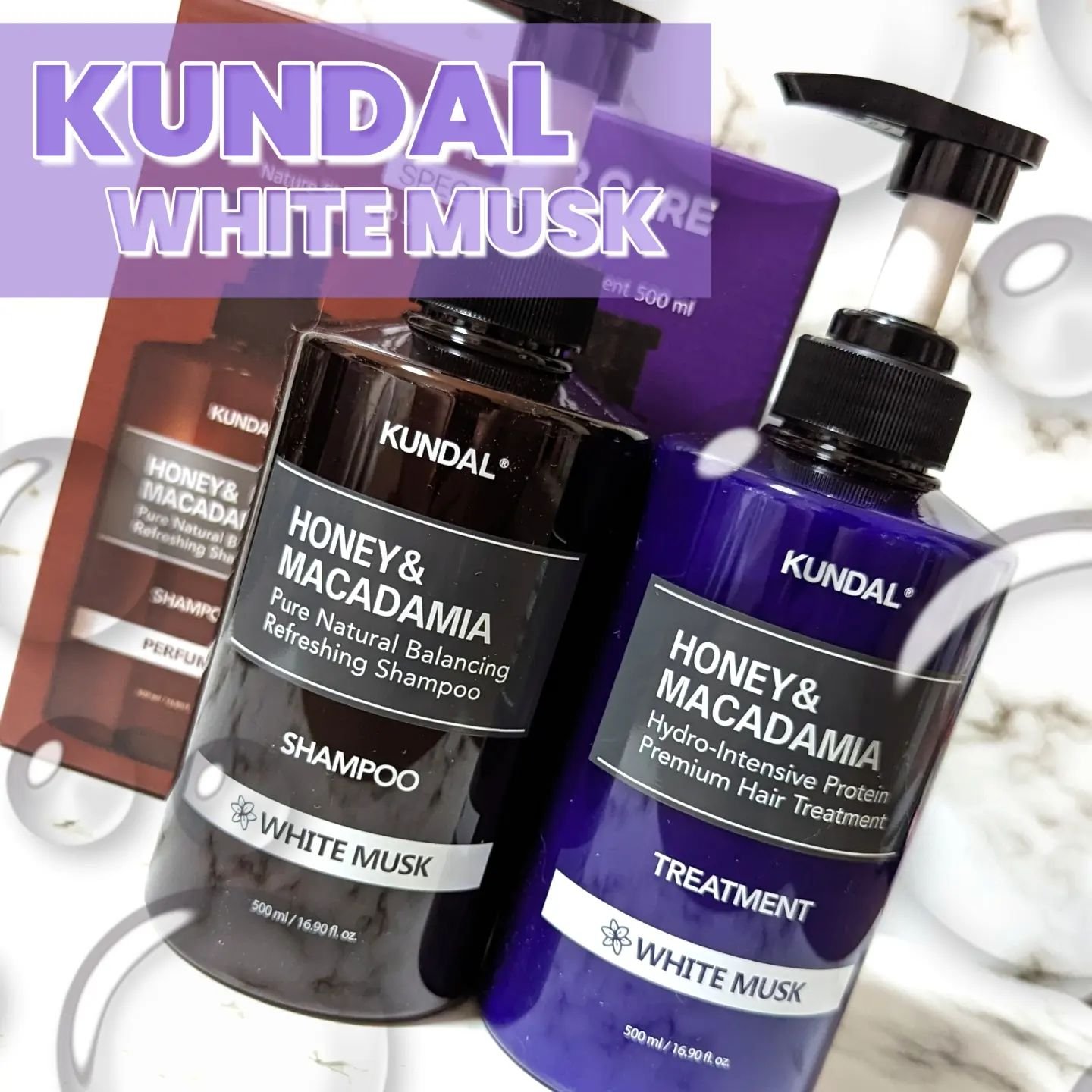 プロテイントリートメント 05.ホワイトムスク White Musk/KUNDAL/コンディショナー単品を使ったクチコミ（1枚目）