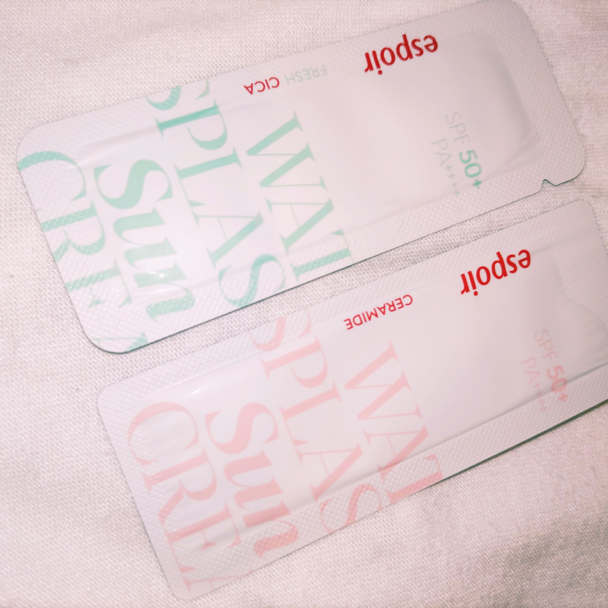 ウォータースプラッシュ サンクリーム フレッシュ CICA/espoir/化粧下地を使ったクチコミ（1枚目）