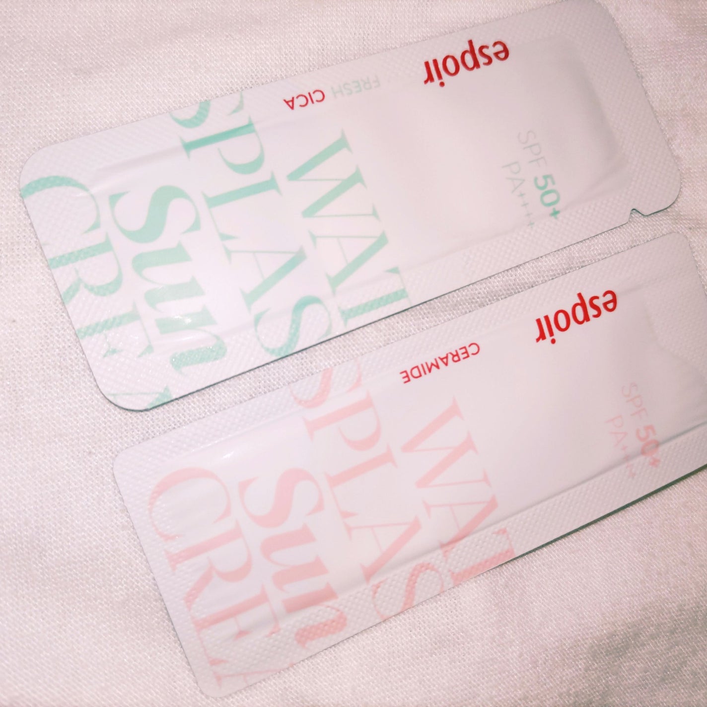 ウォータースプラッシュサンクリーム セラミド/espoir/日焼け止めクリームを使ったクチコミ(1枚目)