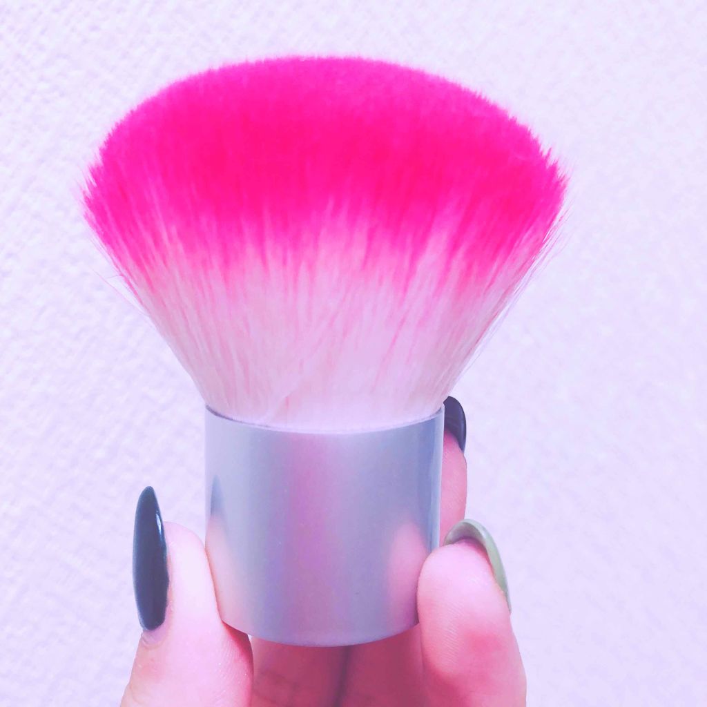 春姫 カブキフェイスブラシ/DAISO/メイクブラシを使ったクチコミ(1枚目)