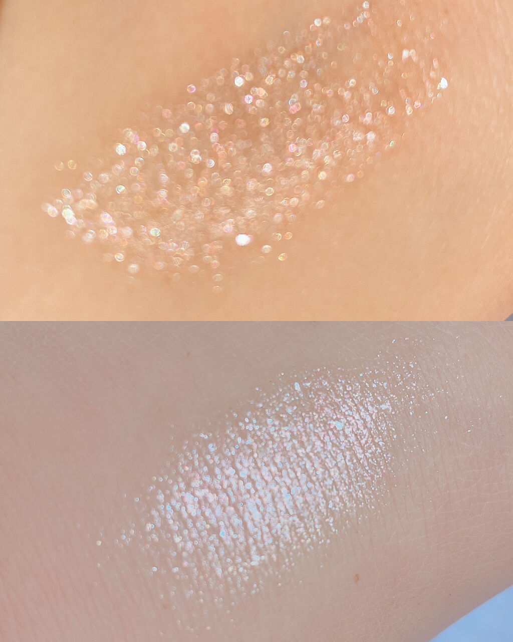 プリズムシャイングリッター 002 スパークルマスカット/BLEND BERRY/グリッターを使ったクチコミ（2枚目）