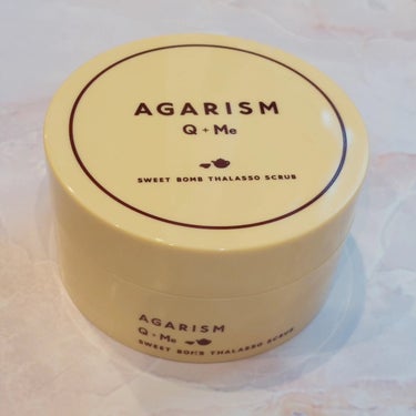 Q+Me スウィートボムタラソスクラブレモンティーの香り/AGARISM/バスト・ヒップケアを使ったクチコミ（1枚目）