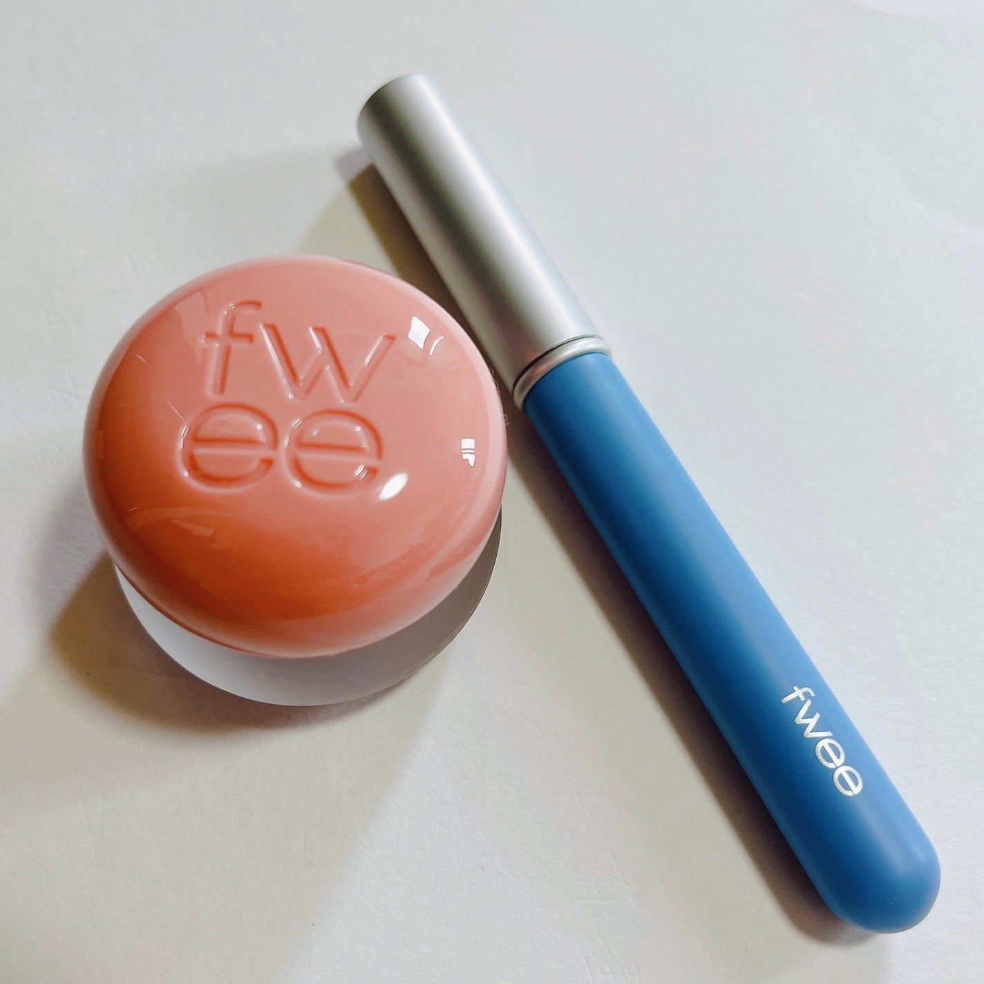 リップアンドチーク ブラーリープリンポット/fwee/口紅を使ったクチコミ(5枚目)