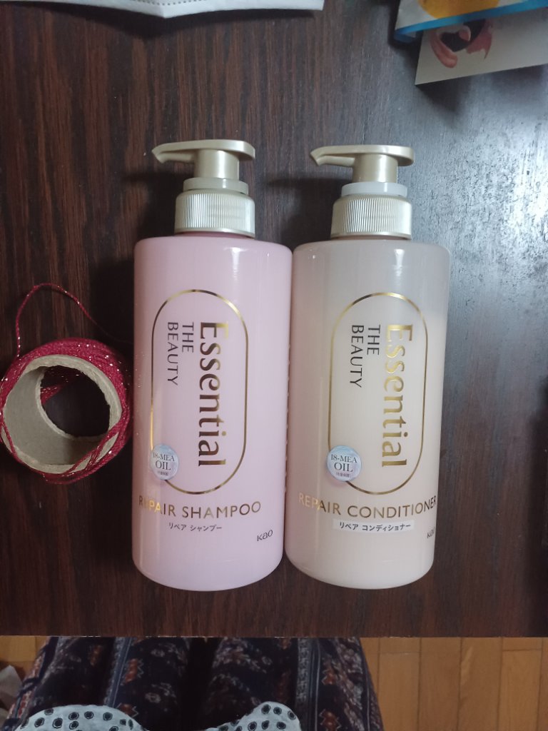 ザビューティ リペアシャンプー・コンディショナー/エッセンシャル/市販シャンプーを使ったクチコミ（1枚目）