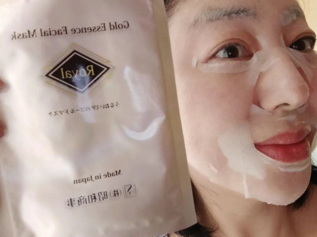 Royal Facial Mask ローヤル シートマスク トライアルセット 5枚/昭和商事/シートマスク・パックを使ったクチコミ(5枚目)