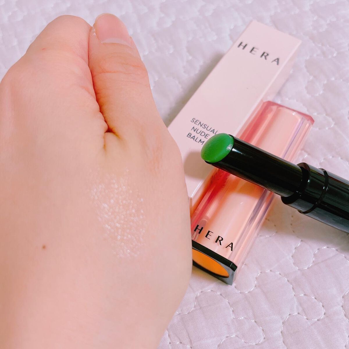 センシュアルスパイシーヌードバーム/HERA/口紅を使ったクチコミ(3枚目)