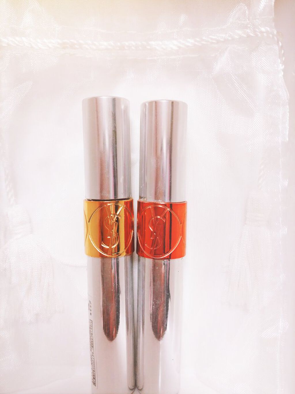 ヴォリュプテ ティントインオイル No.2 オーマイゴールド/YVES SAINT LAURENT BEAUTE/リップグロスを使ったクチコミ（1枚目）