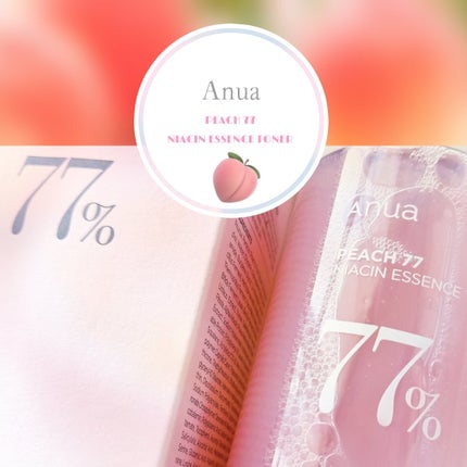 桃77%ナイアシンエッセンストナー 250ml/Anua/化粧水を使ったクチコミ(3枚目)
