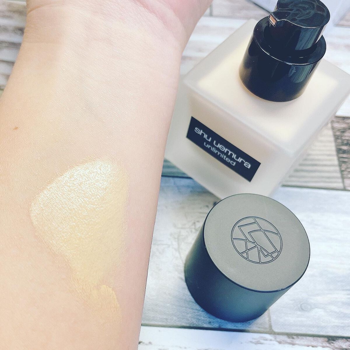 (旧)アンリミテッド ラスティング フルイド/shu uemura/リキッドファンデーションを使ったクチコミ(4枚目)