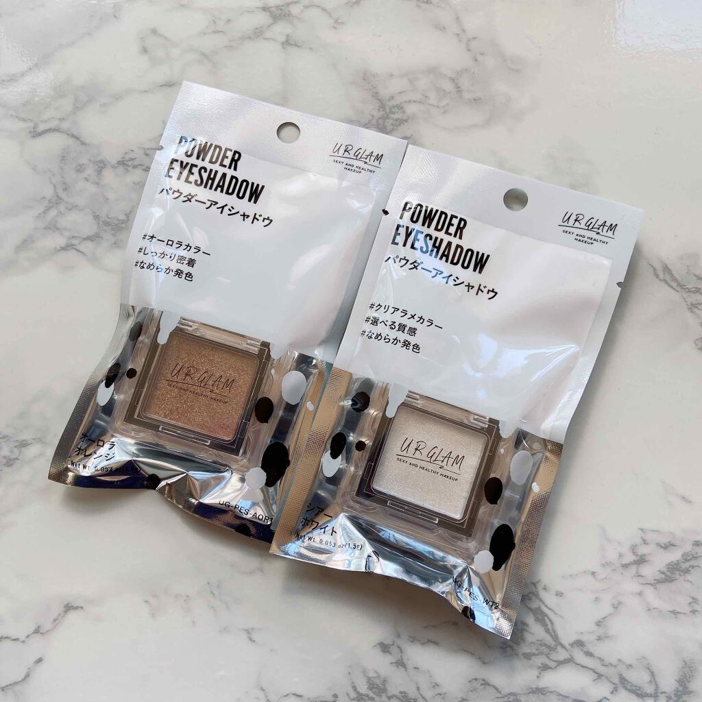 UR GLAM　POWDER EYESHADOW/U R GLAM/単色アイシャドウを使ったクチコミ（3枚目）