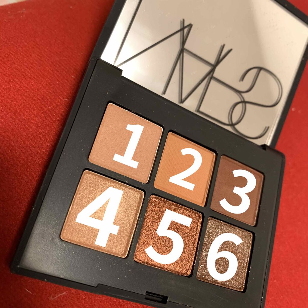 ヴォワヤジュールアイシャドウパレット 1191/NARS/アイシャドウパレットを使ったクチコミ（2枚目）