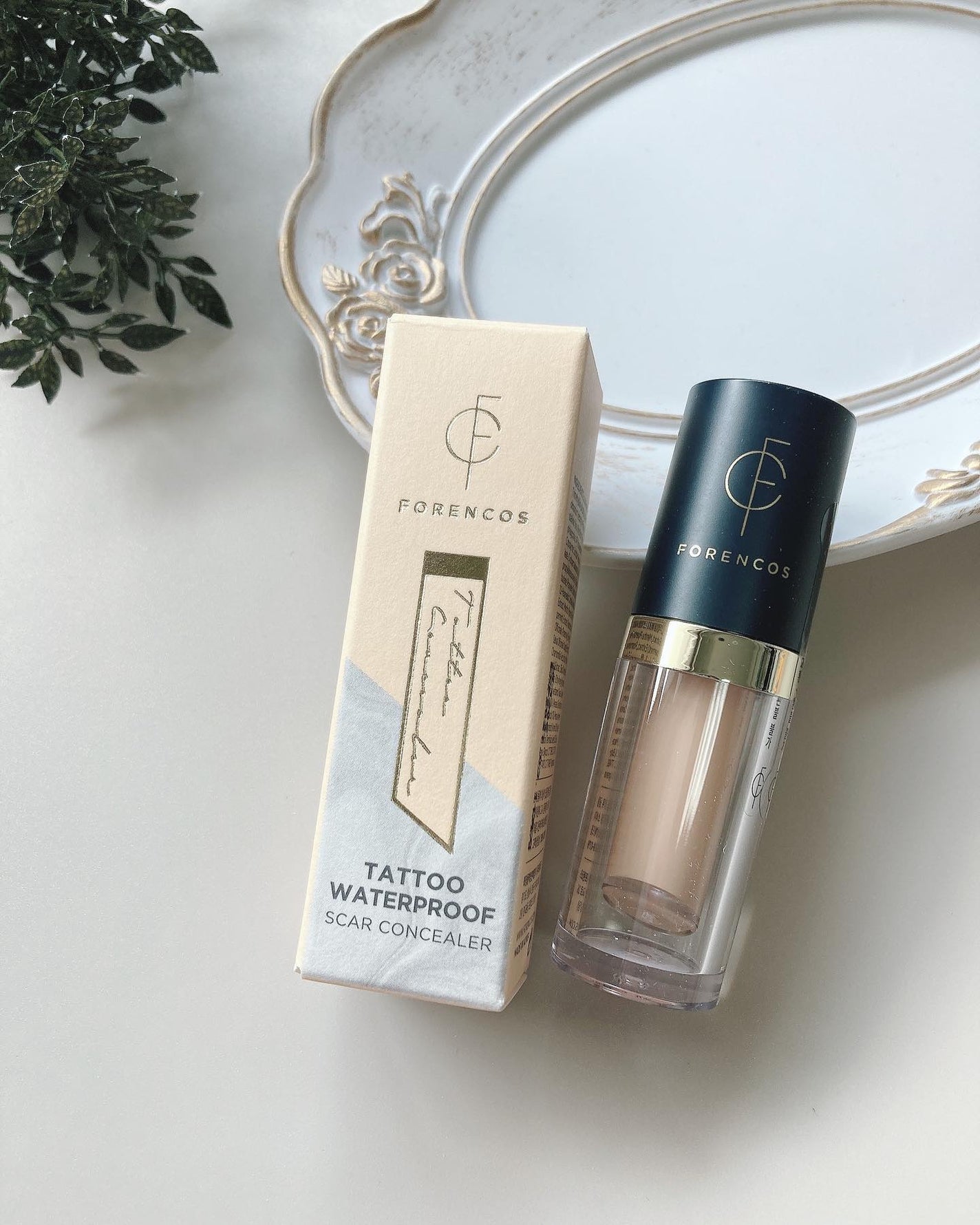 タトゥーウォータープルーフスカーコンシーラー/フォレンコス/リキッドコンシーラーを使ったクチコミ(1枚目)