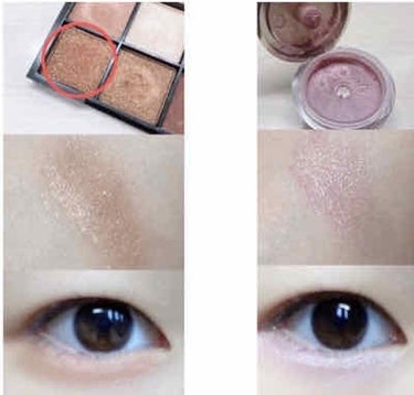 UR GLAM　BLOOMING EYE COLOR PALETTE/U R GLAM/アイシャドウパレットを使ったクチコミ（3枚目）