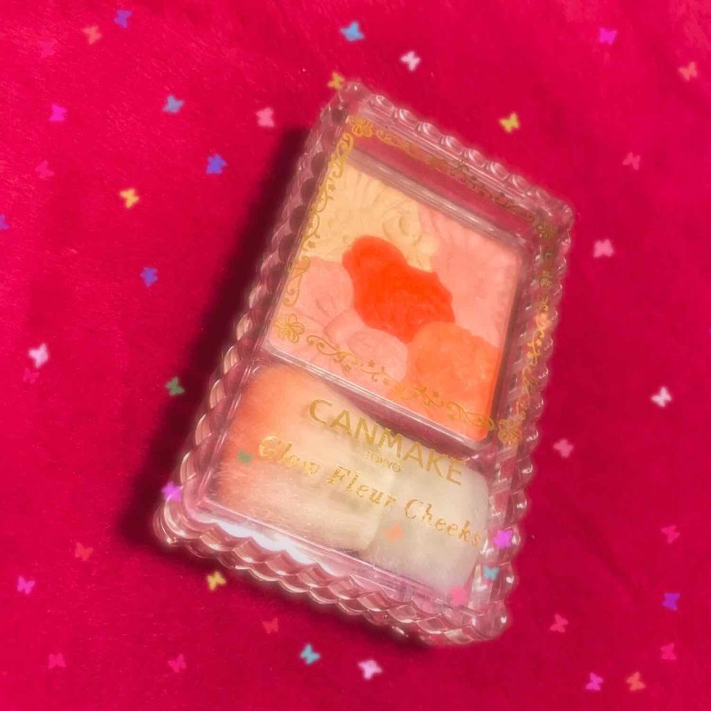 グロウフルールチークス/キャンメイク/パウダーチークを使ったクチコミ(1枚目)