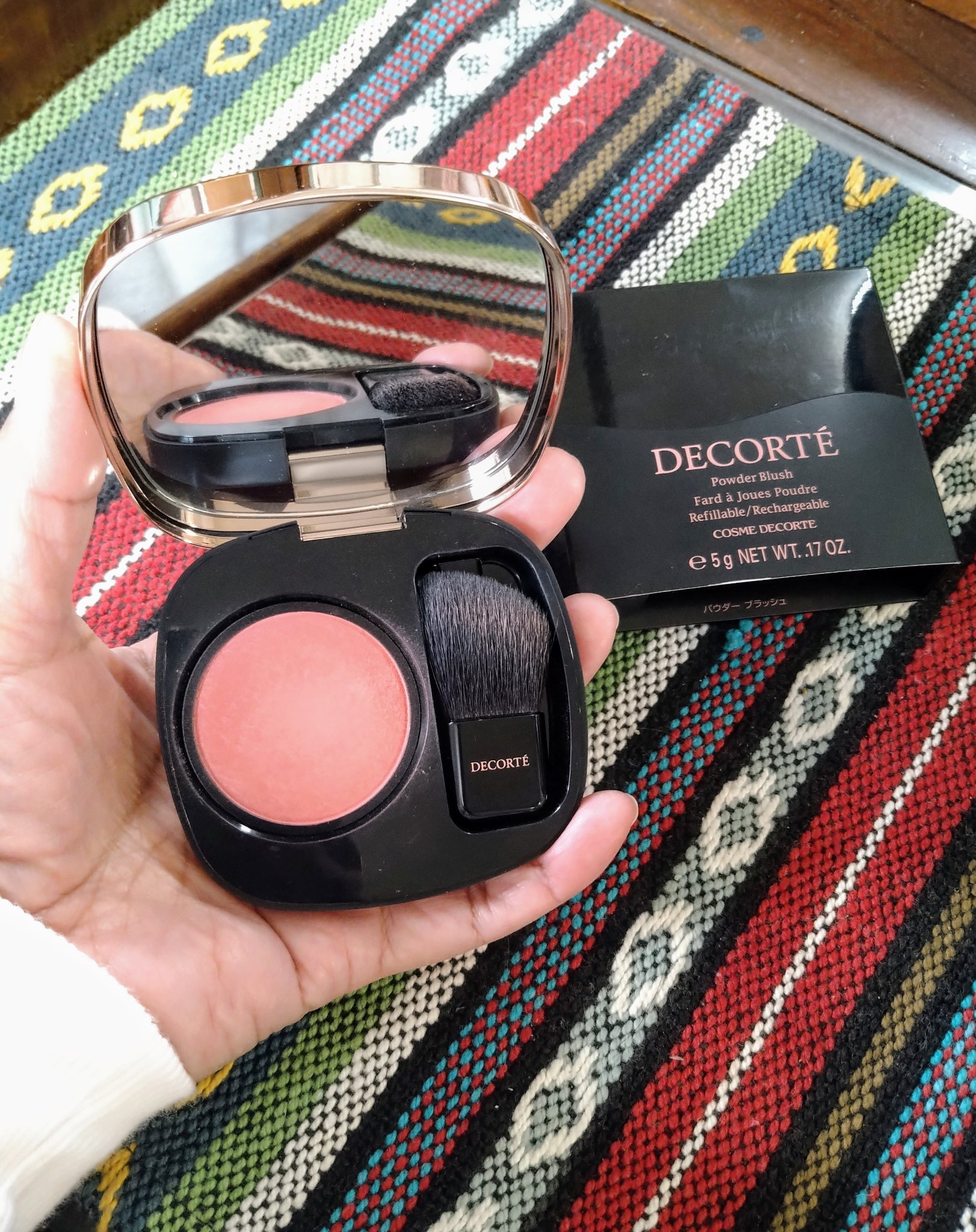 パウダー ブラッシュ PK803/DECORTÉ/パウダーチークを使ったクチコミ（1枚目）