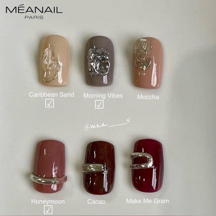 ジェルネイル6色セット/meanail/ジェルネイルを使ったクチコミ(2枚目)