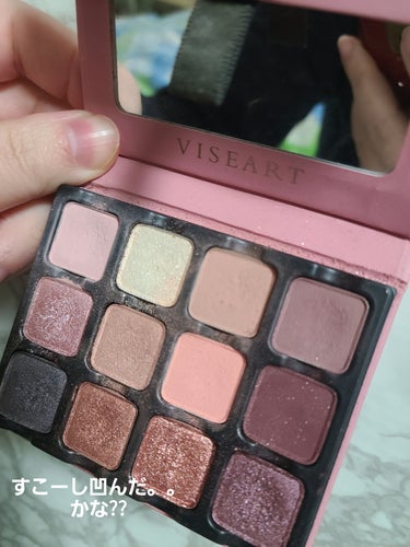 Paris EDIT Eye Shadow Palette/VISEART/パウダーアイシャドウを使ったクチコミ（3枚目）