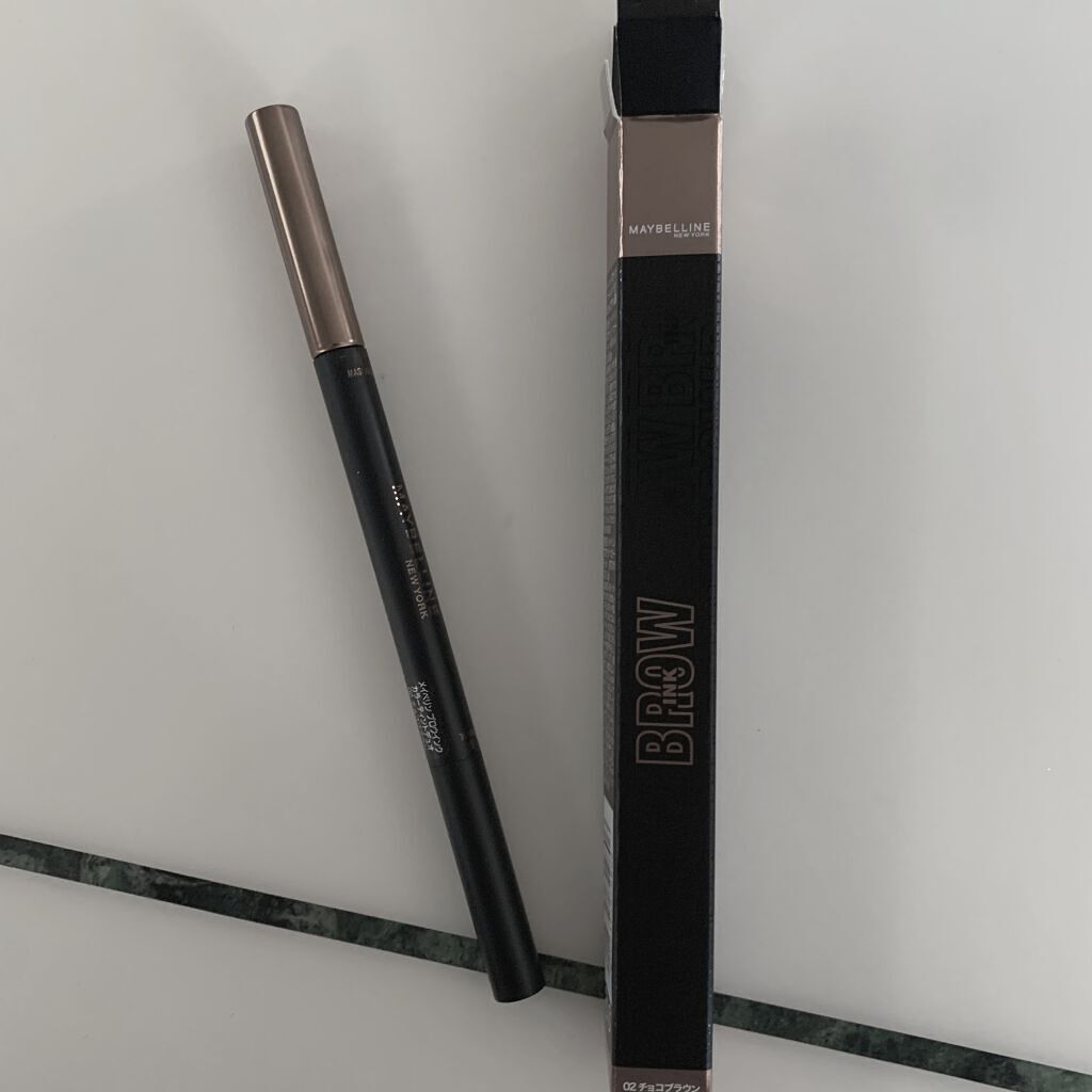 ブロウインク カラーティントデュオ/MAYBELLINE NEW YORK/眉ティントを使ったクチコミ（2枚目）