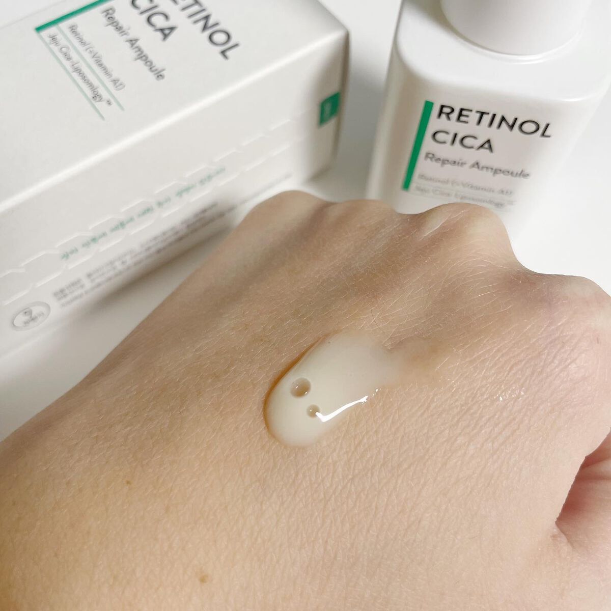 レチノール　シカ　リペア　セラム/innisfree/美容液を使ったクチコミ（2枚目）