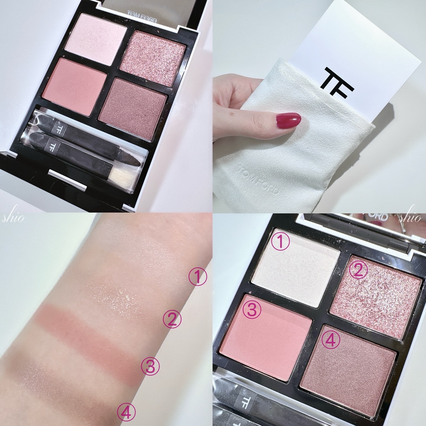 アイ カラー クォード/TOM FORD BEAUTY/アイシャドウパレットを使ったクチコミ（2枚目）