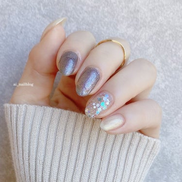 Layer-on Nail Color 06 Pearl Necklace/Daillure/マニキュアを使ったクチコミ（3枚目）