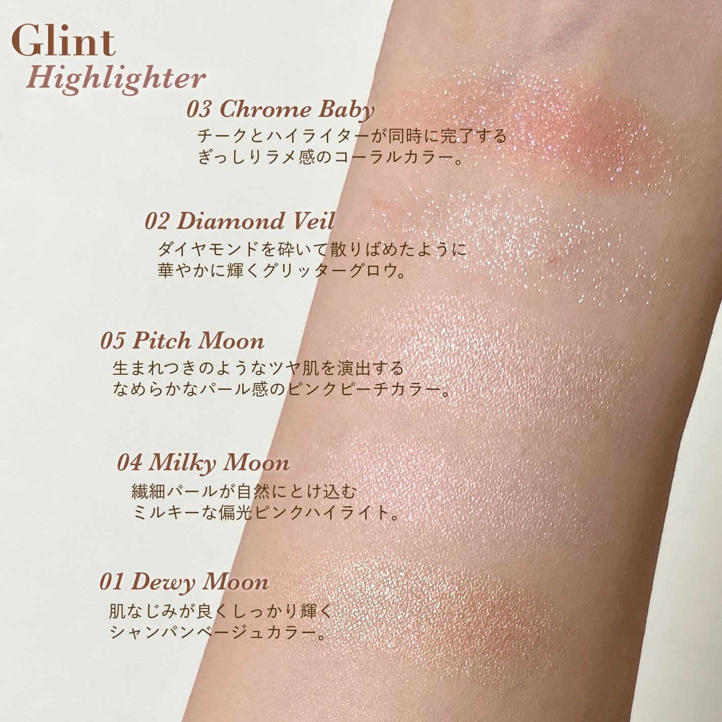 ハイライター/Glint/パウダーハイライトを使ったクチコミ(9枚目)