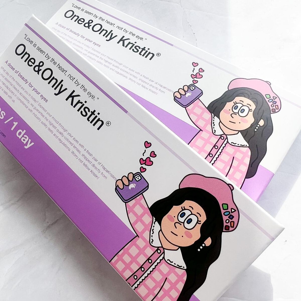 One & Only Kristin/Hapa kristin/カラーコンタクトレンズを使ったクチコミ(4枚目)