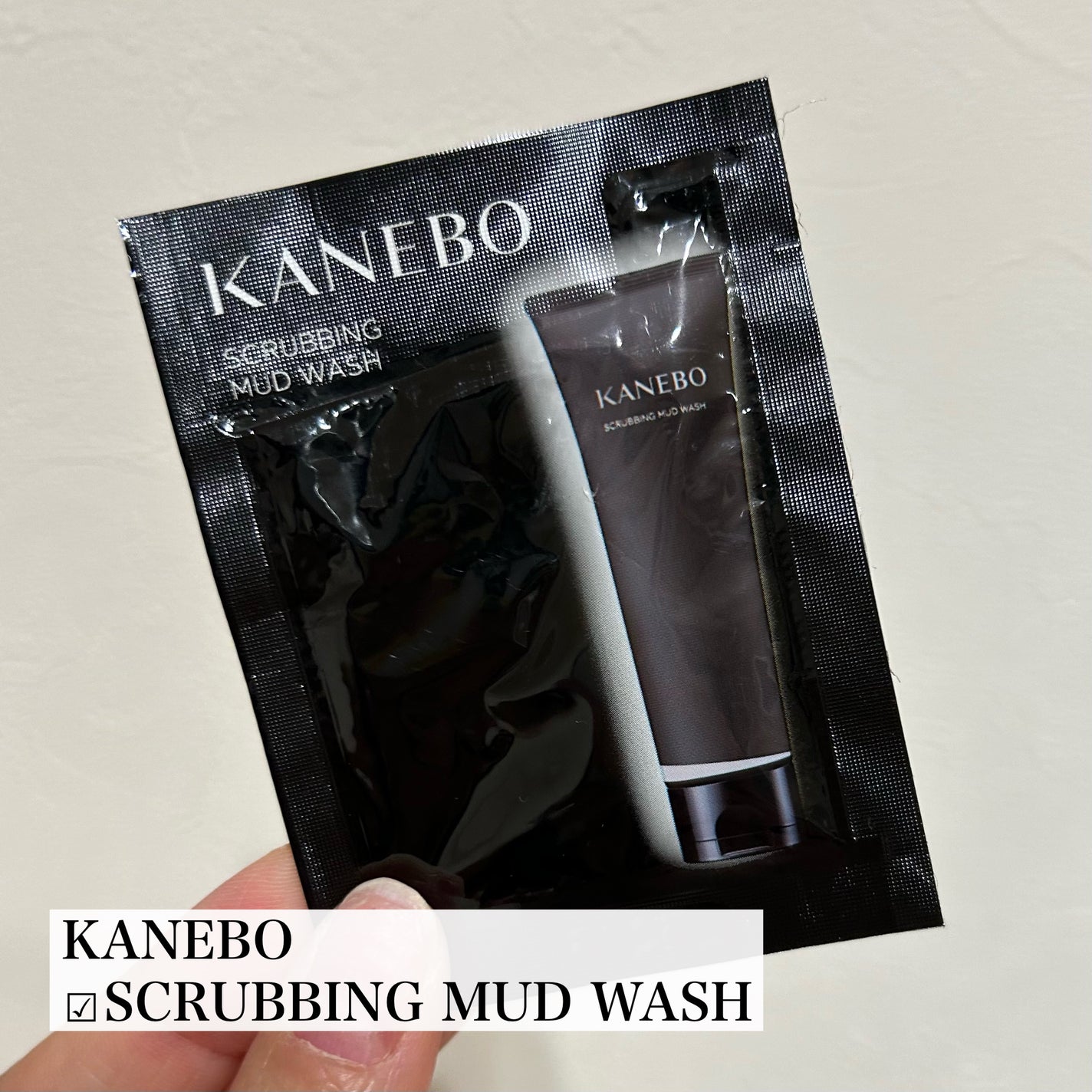 スクラビング マッド ウォッシュ/KANEBO/洗顔フォームを使ったクチコミ(1枚目)