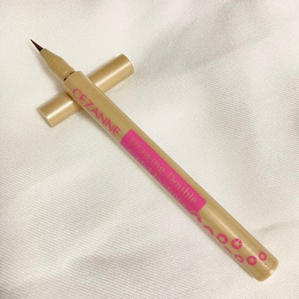 描くふたえアイライナー/CEZANNE/リキッドアイライナーを使ったクチコミ(2枚目)