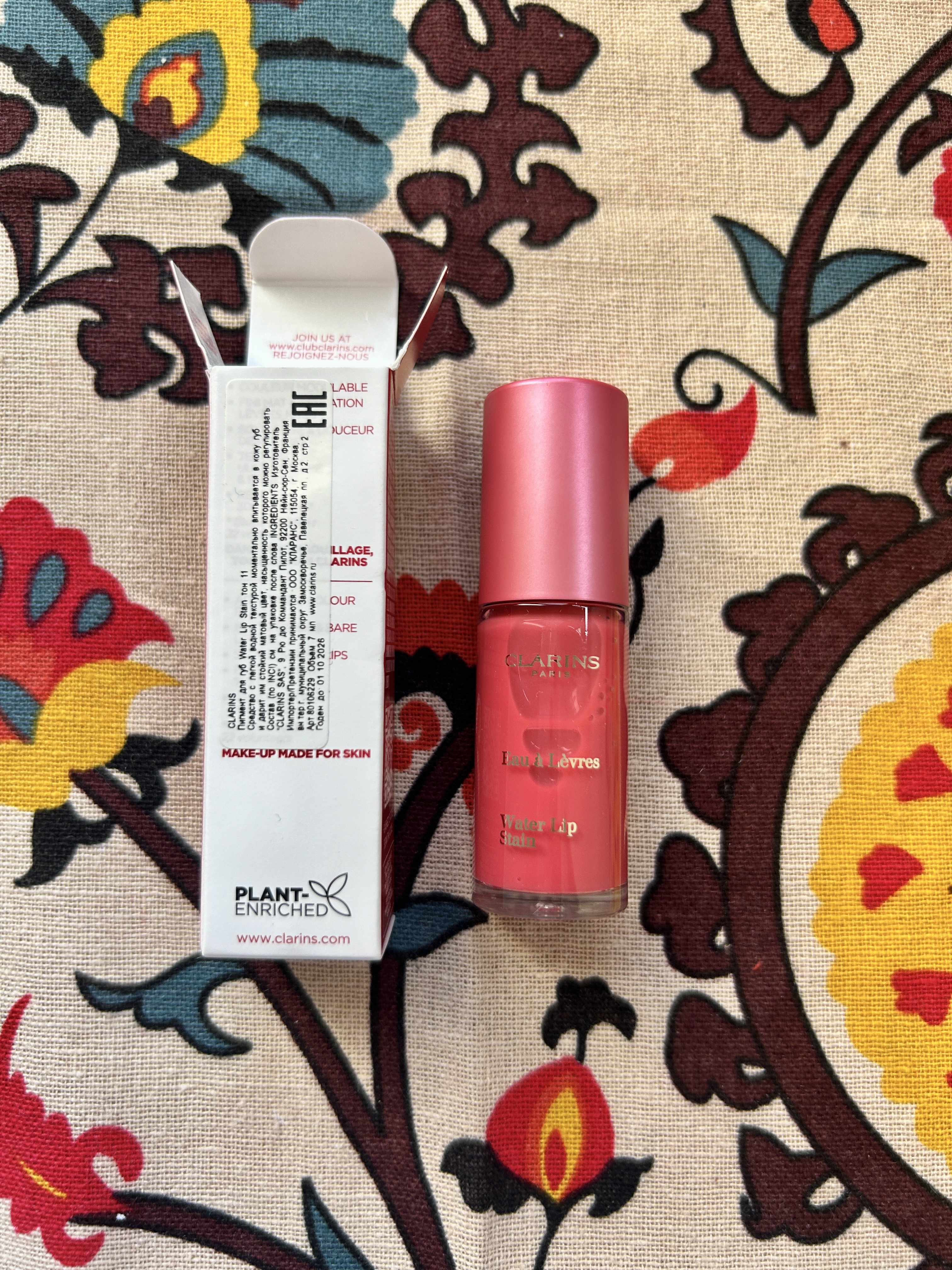 ウォーターリップ ステイン/CLARINS/リップグロスを使ったクチコミ（2枚目）