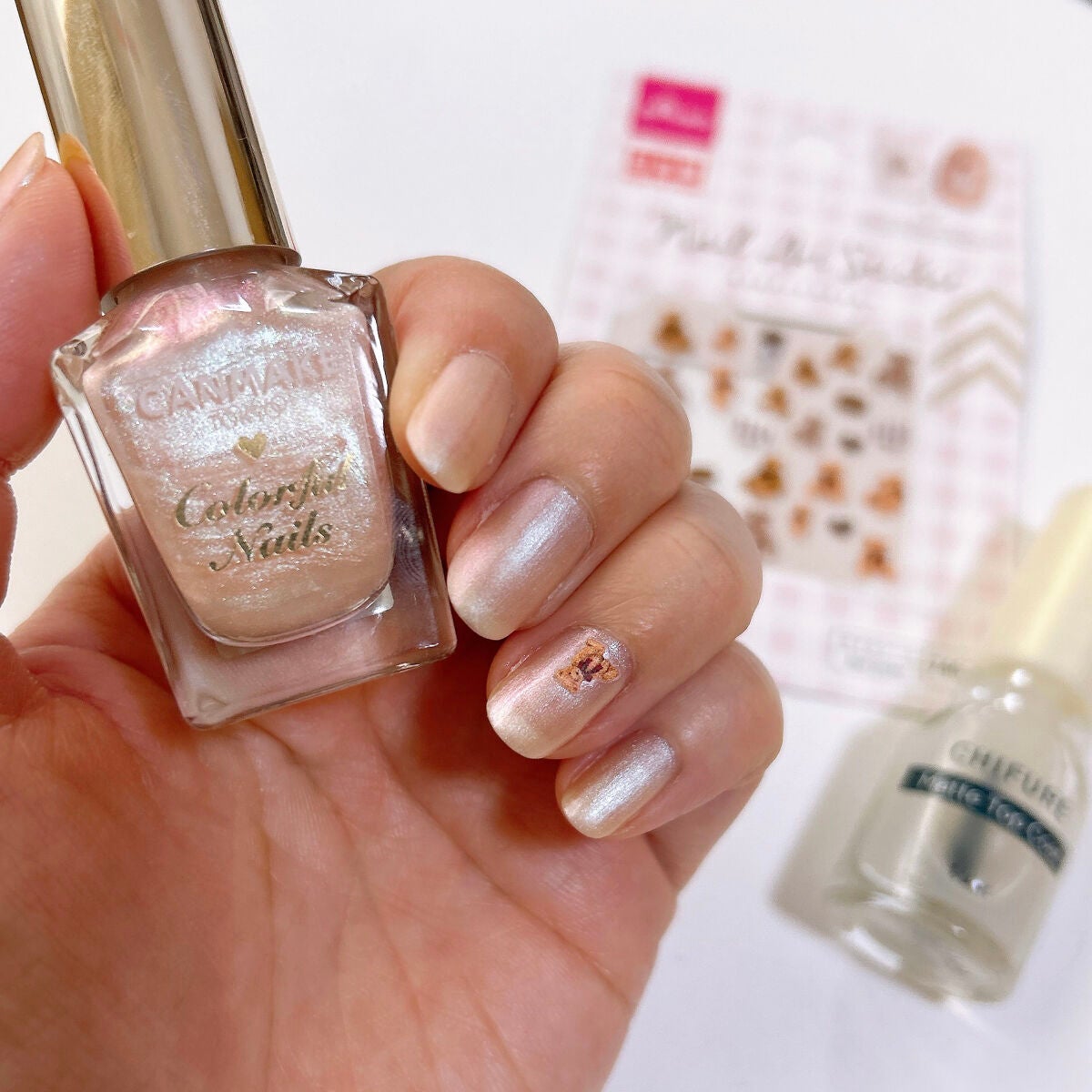 カラフルネイルズ/キャンメイク/マニキュアを使ったクチコミ(3枚目)