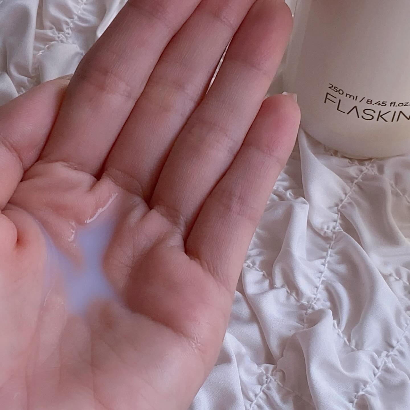 白米一番搾りタンパク質トナー/FLASKIN/化粧水を使ったクチコミ（2枚目）