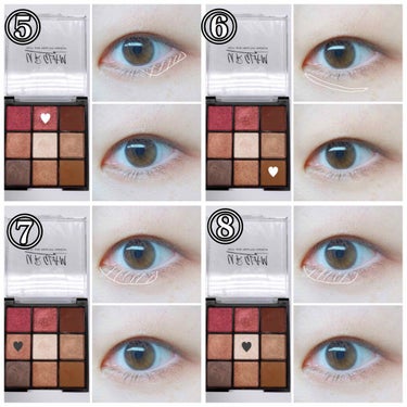 UR GLAM　BLOOMING EYE COLOR PALETTE/U R GLAM/アイシャドウパレットを使ったクチコミ（3枚目）