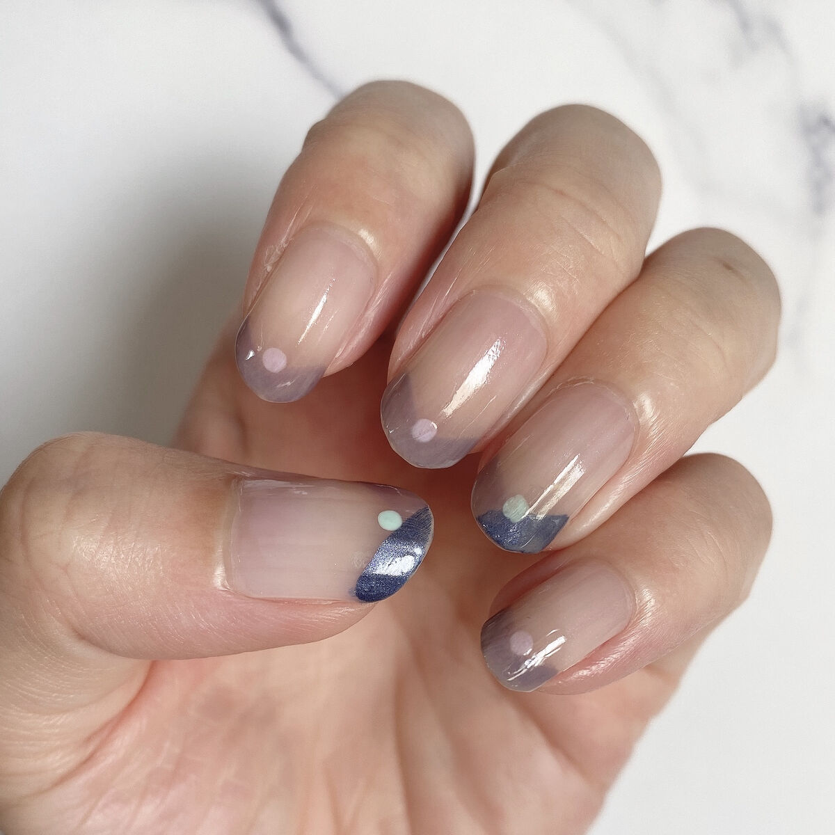 ネイルケア カラー 10/Elégance/オールインワンネイルを使ったクチコミ（2枚目）