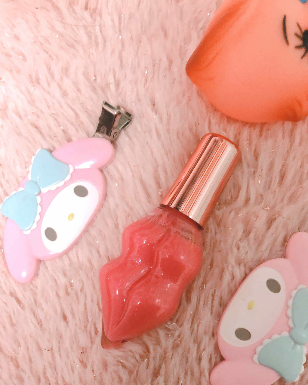 メルティーリップセラム/プランプピンク/リップグロスを使ったクチコミ（3枚目）