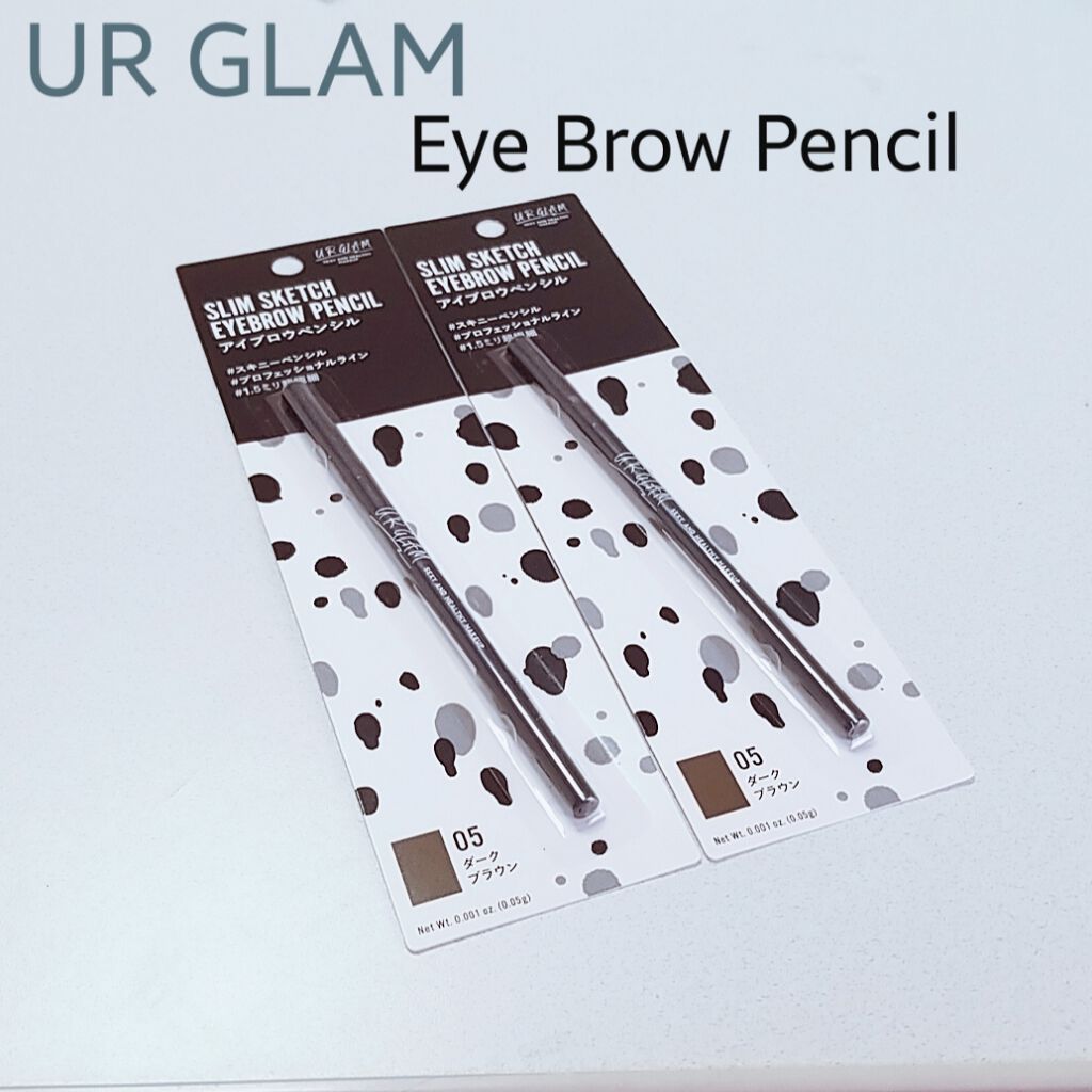 スリムスケッチアイブロウペンシル/U R GLAM/アイブロウペンシルを使ったクチコミ(1枚目)