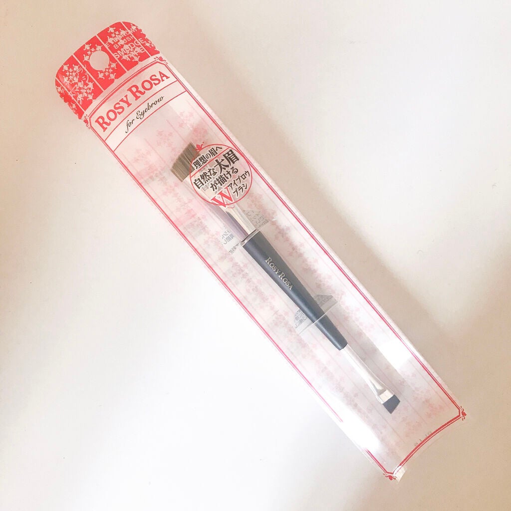 ダブルエンドアイブロウブラシ スマッジタイプ/ロージーローザ/メイクブラシを使ったクチコミ(1枚目)