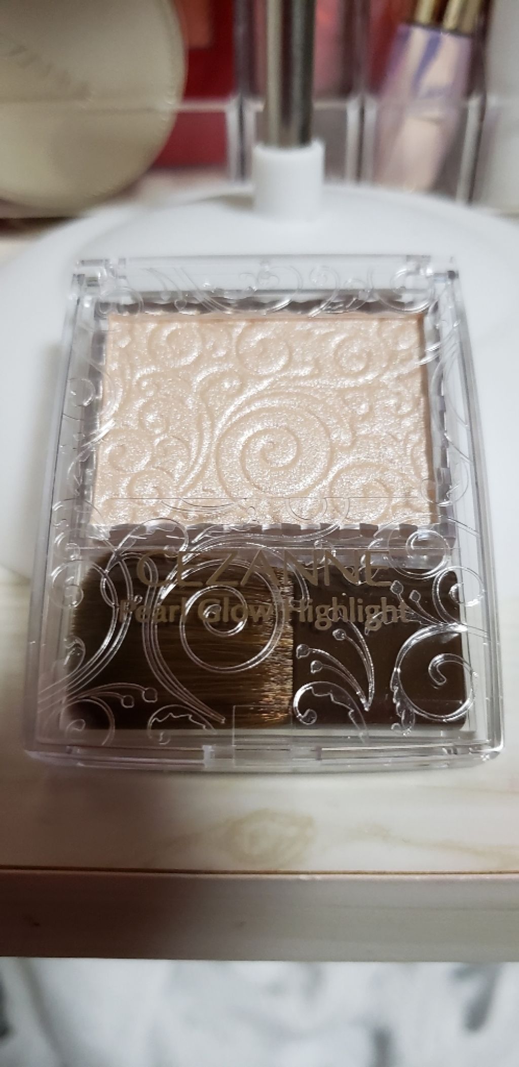 パールグロウハイライト/CEZANNE/パウダーハイライトを使ったクチコミ(1枚目)