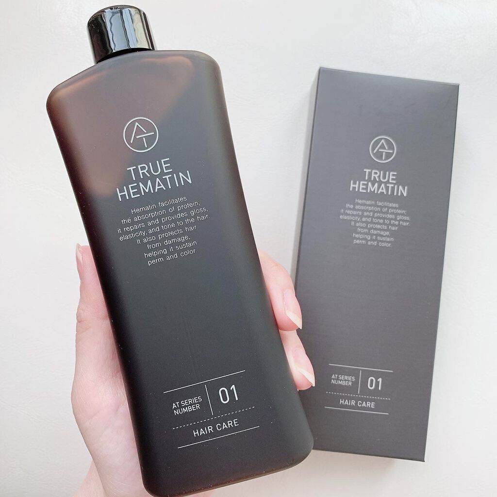 トゥルーヘマチン/AT(アット)/洗い流すヘアトリートメントを使ったクチコミ（3枚目）