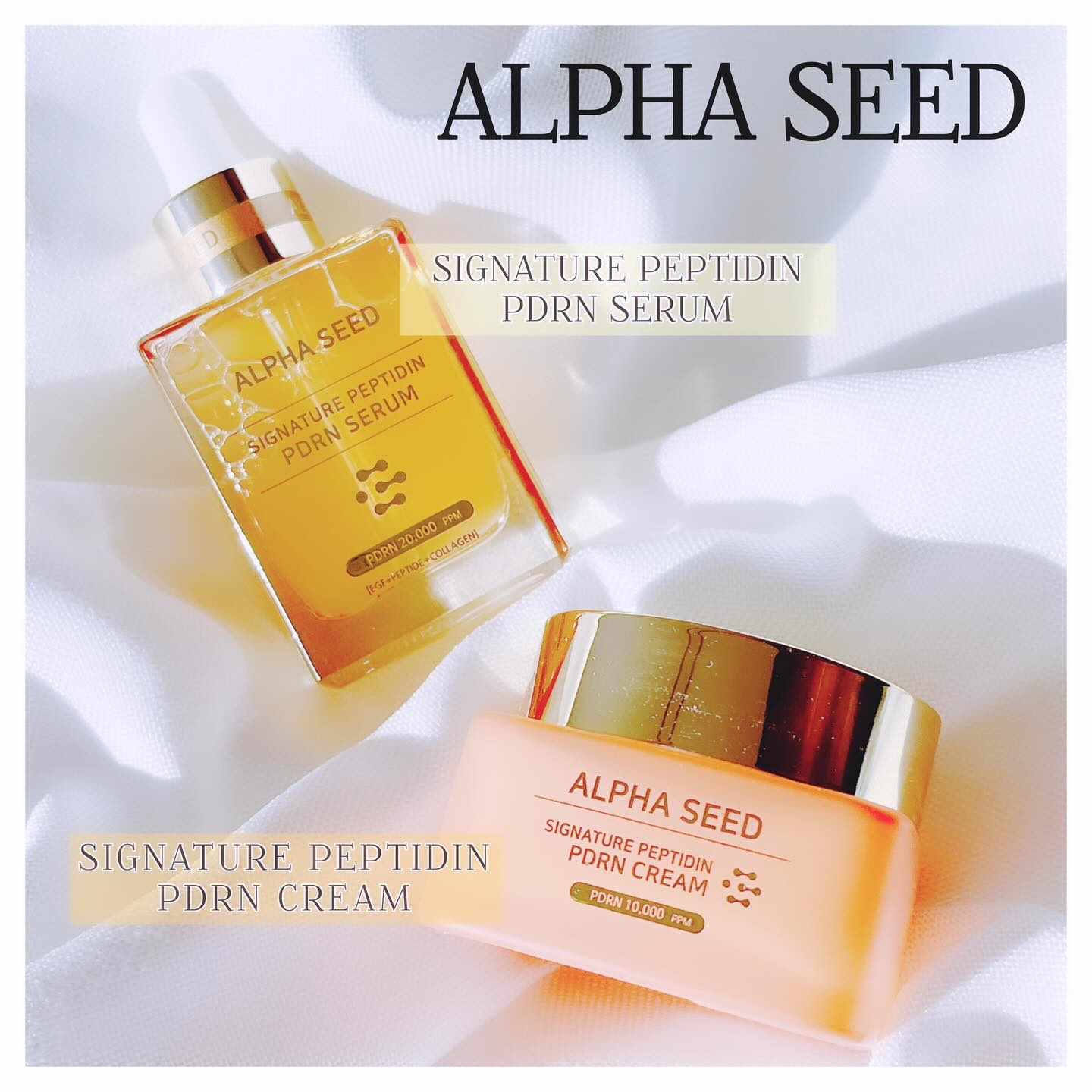 シグニチャーペプチドPDRNクリーム/ALPHASEED/フェイスクリームを使ったクチコミ（1枚目）