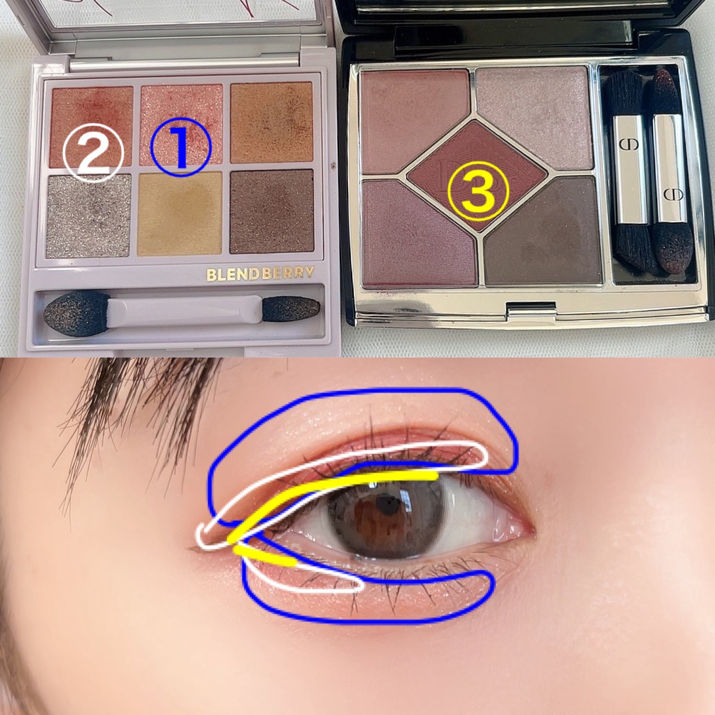 オーラクリエイション/BLEND BERRY/アイシャドウパレットを使ったクチコミ(5枚目)