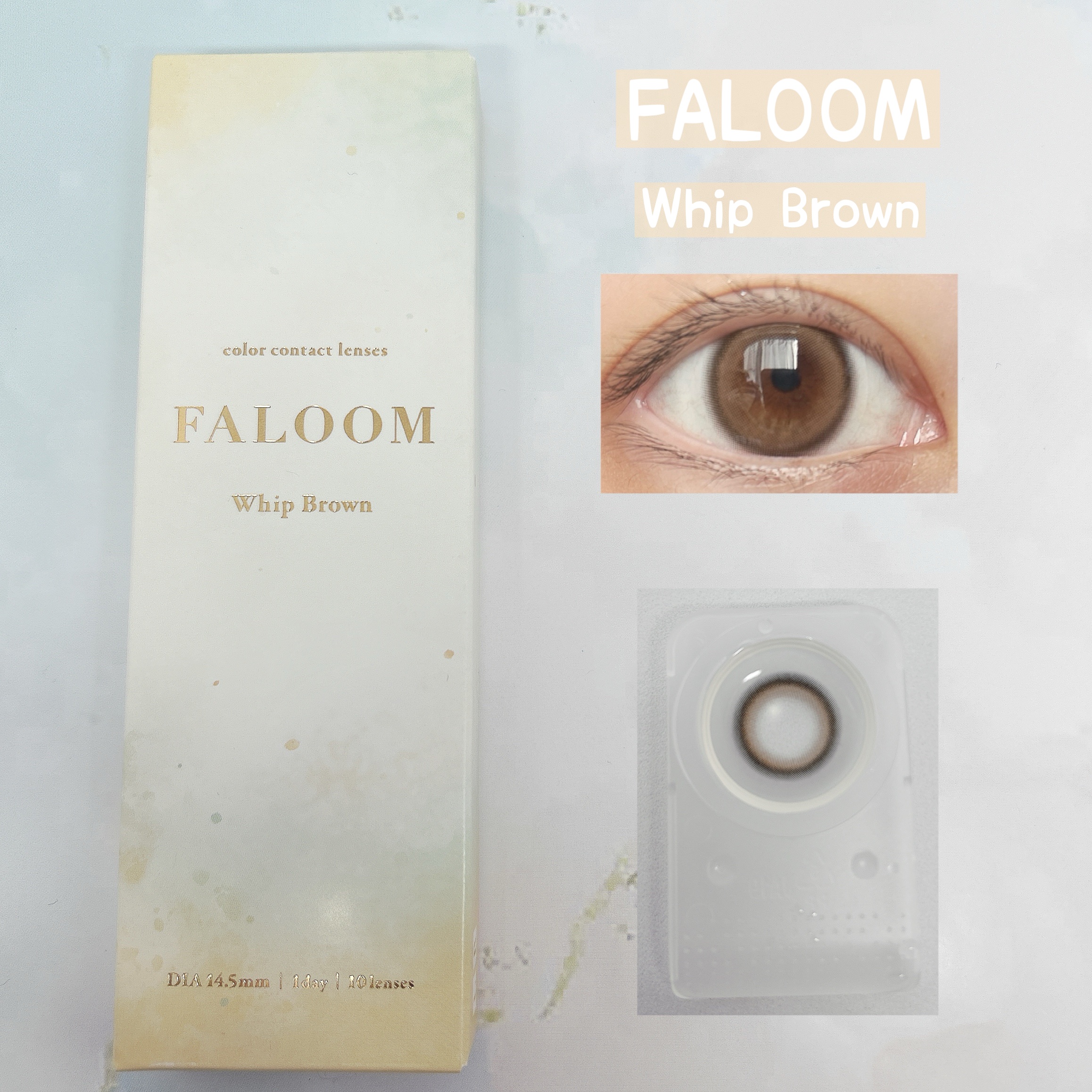 FALOOM 1DAY/FALOOM/ワンデー（１DAY）カラコンを使ったクチコミ（2枚目）