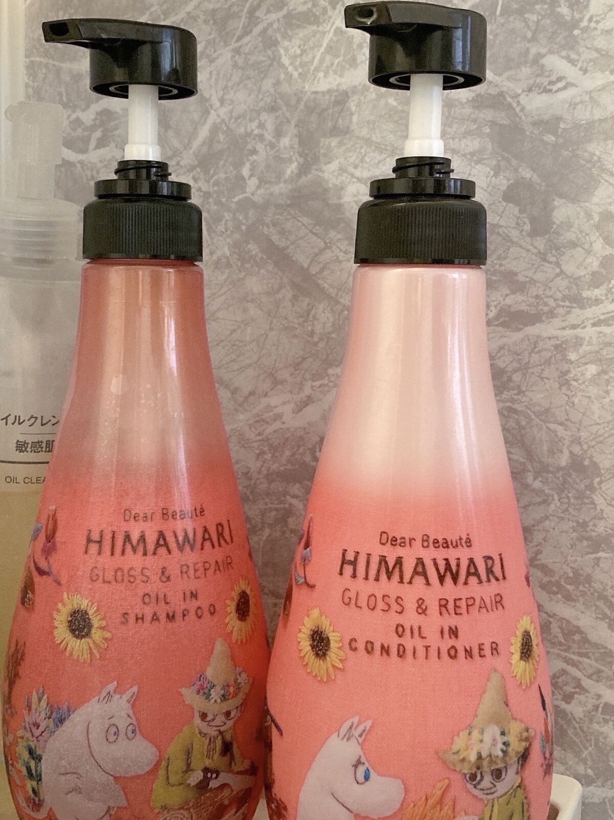 オイルインシャンプー／コンディショナー ムーミンデザイン(スカンジナビアの香り) シャンプー 400ml+コンディショナー 400g/ディアボーテ/市販シャンプーを使ったクチコミ（1枚目）