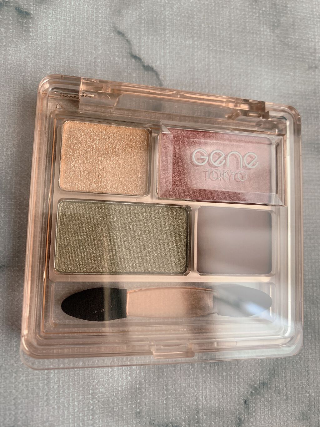 リラクシーアイシャドウ/GENE TOKYO/アイシャドウパレットを使ったクチコミ（2枚目）